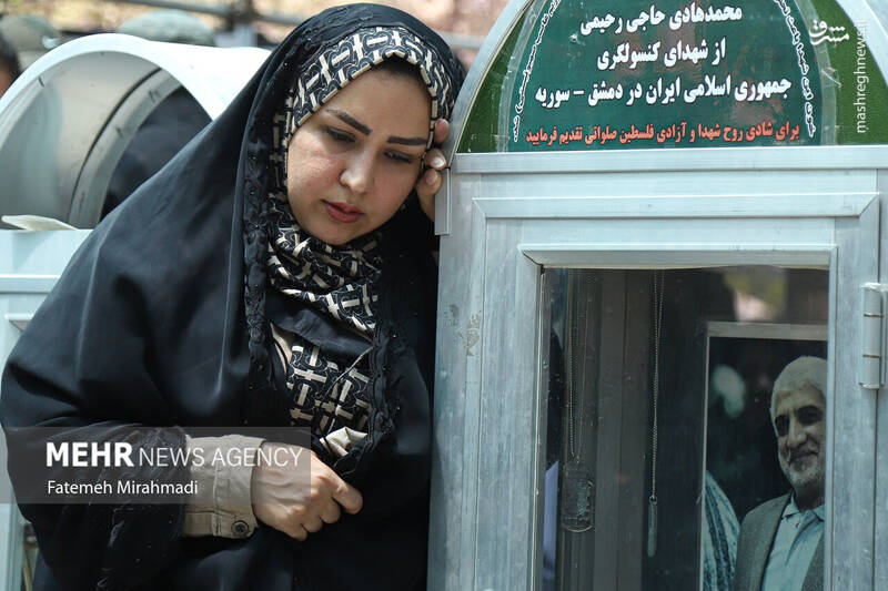 عکس/ تشییع پیکر مطهر شهیدان حملات رژیم صهیونیستی به ایران