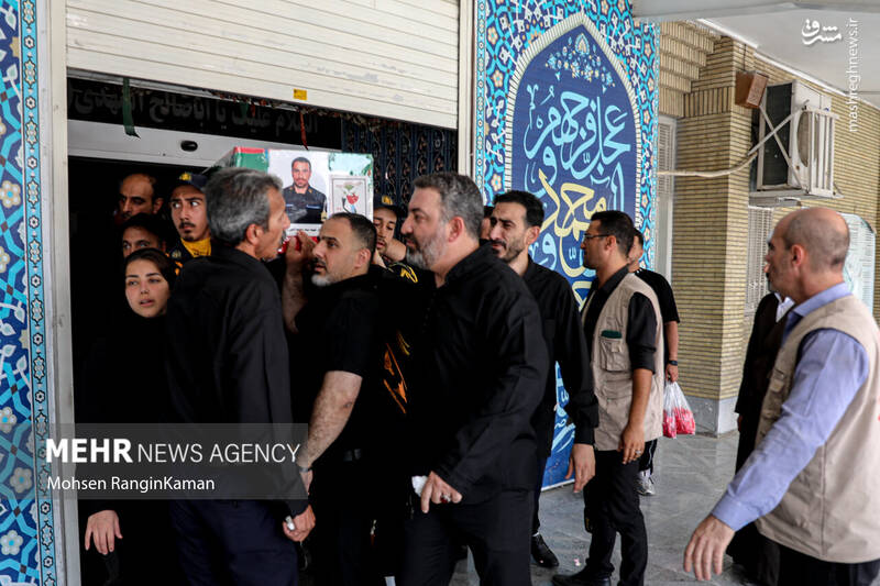 عکس/ تشییع پیکر مطهر شهیدان حملات رژیم صهیونیستی به ایران