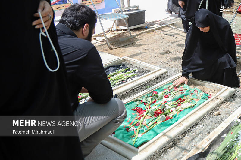 عکس/ تشییع پیکر مطهر شهیدان حملات رژیم صهیونیستی به ایران