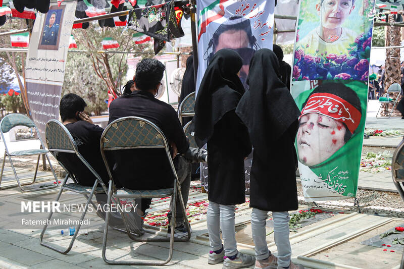 عکس/ تشییع پیکر مطهر شهیدان حملات رژیم صهیونیستی به ایران