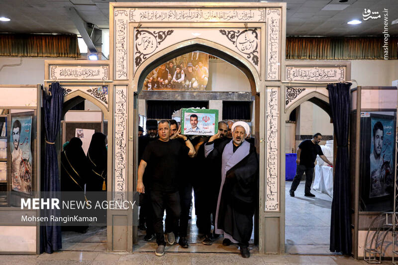 عکس/ تشییع پیکر مطهر شهیدان حملات رژیم صهیونیستی به ایران