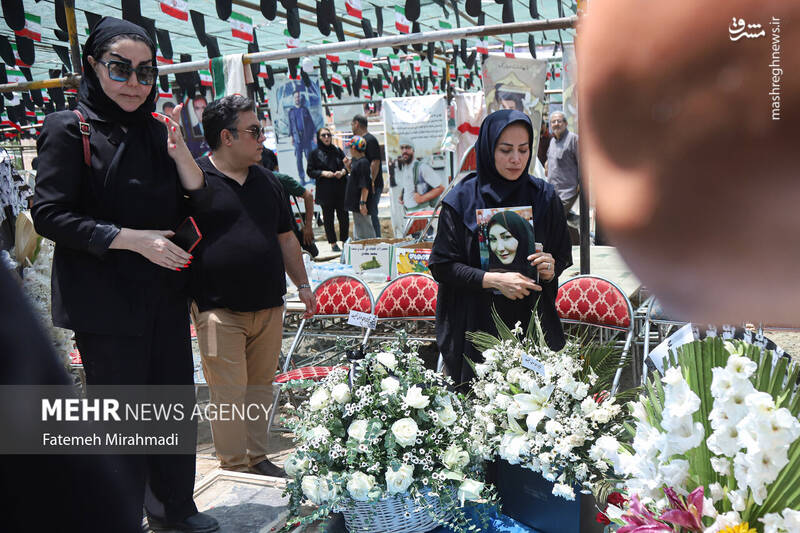 عکس/ تشییع پیکر مطهر شهیدان حملات رژیم صهیونیستی به ایران