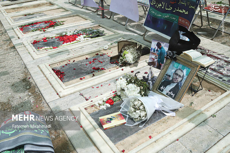 عکس/ تشییع پیکر مطهر شهیدان حملات رژیم صهیونیستی به ایران