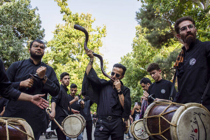 آیین عزاداری «یاعباس، یاعباس» در شاهرود + فیلم