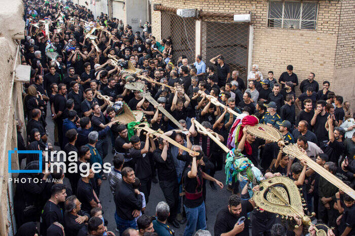 آیین عزاداری «یاعباس، یاعباس» در شاهرود + فیلم