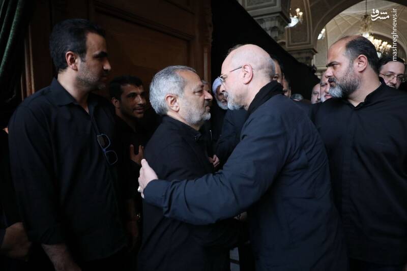 عکس/ حضور قالیباف و پزشکیان در مراسم بزرگداشت سرلشکر شهید کاظمی