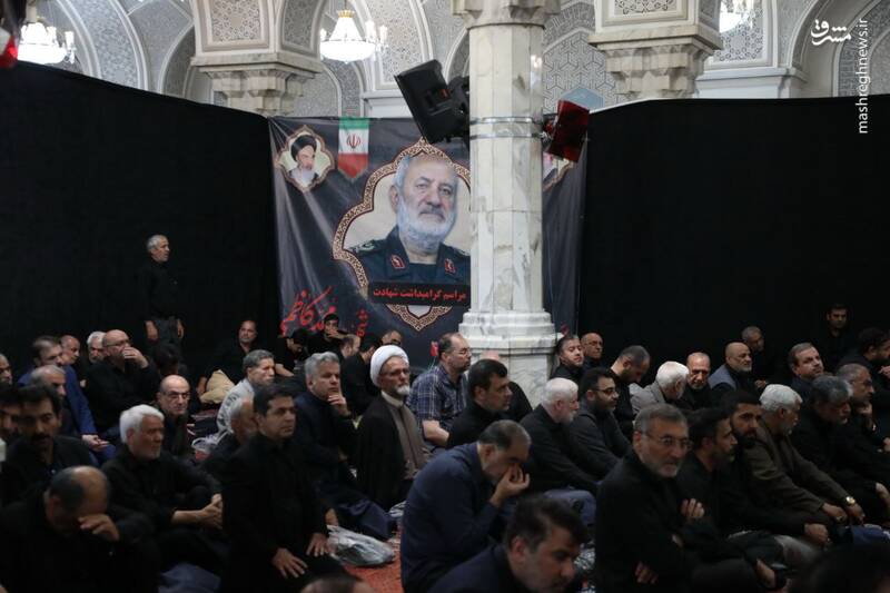 عکس/ حضور قالیباف و پزشکیان در مراسم بزرگداشت سرلشکر شهید کاظمی