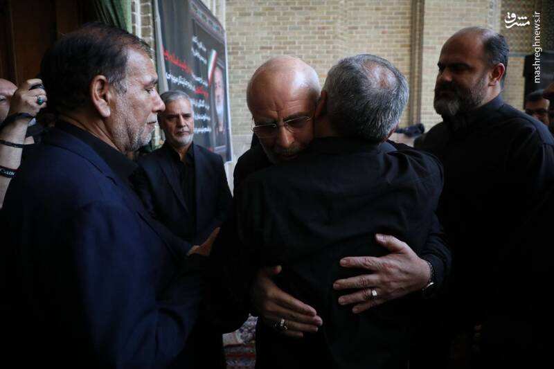 عکس/ حضور قالیباف و پزشکیان در مراسم بزرگداشت سرلشکر شهید کاظمی