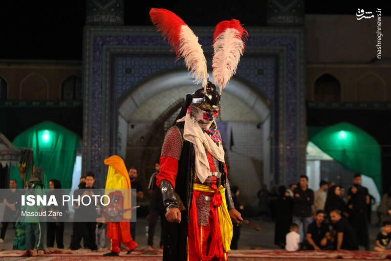 دارالعباده یزد در عزای حسین (ع)