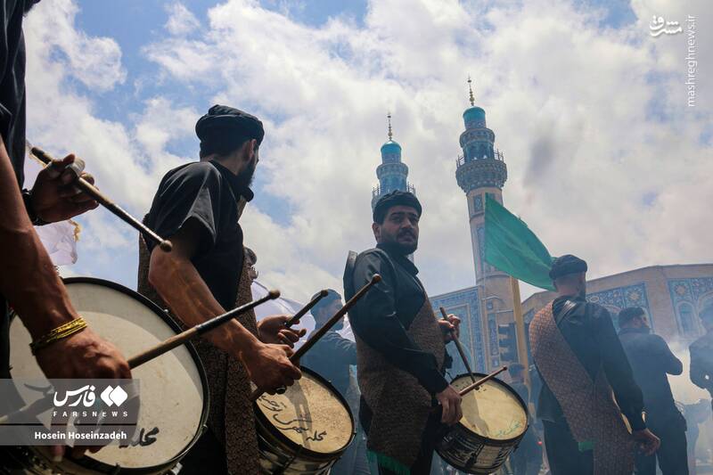 دستجات عزاداری در بازار اردبیل