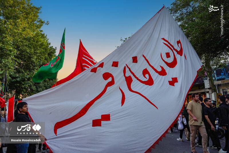 دستجات عزاداری در بازار اردبیل