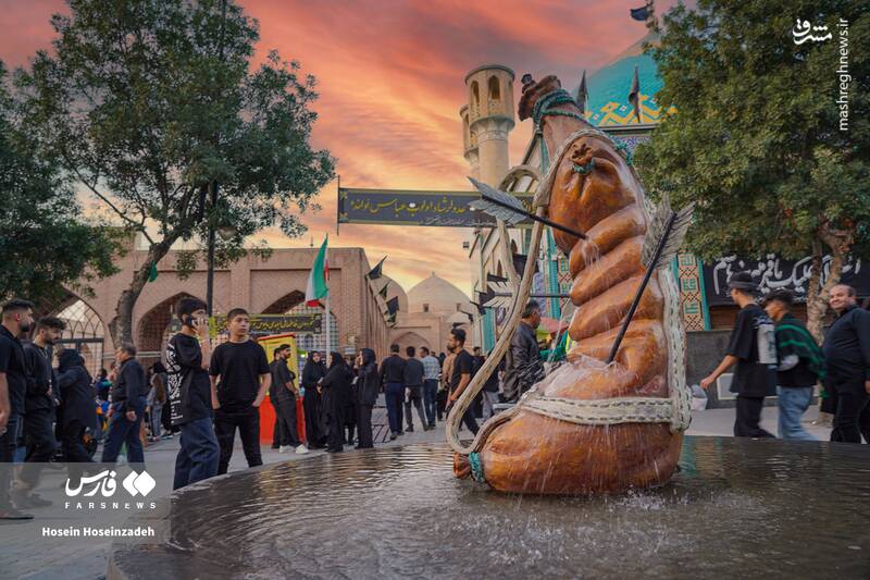 دستجات عزاداری در بازار اردبیل