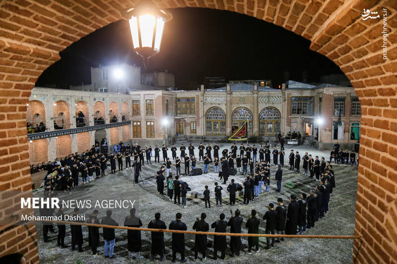 عزاداری در حسینیه مجتهد اردبیلی _ اردبیل