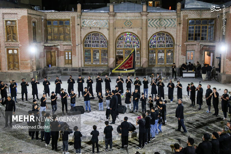 عزاداری در حسینیه مجتهد اردبیلی _ اردبیل