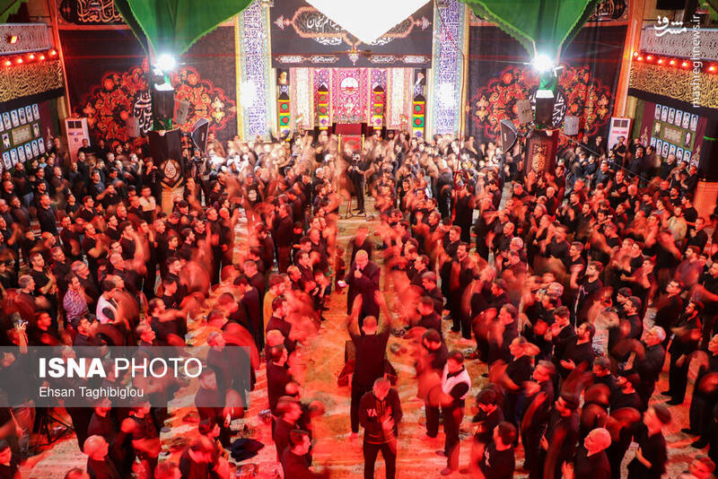 عزاداری ماه محرم در حسینیه اعظم زنجان