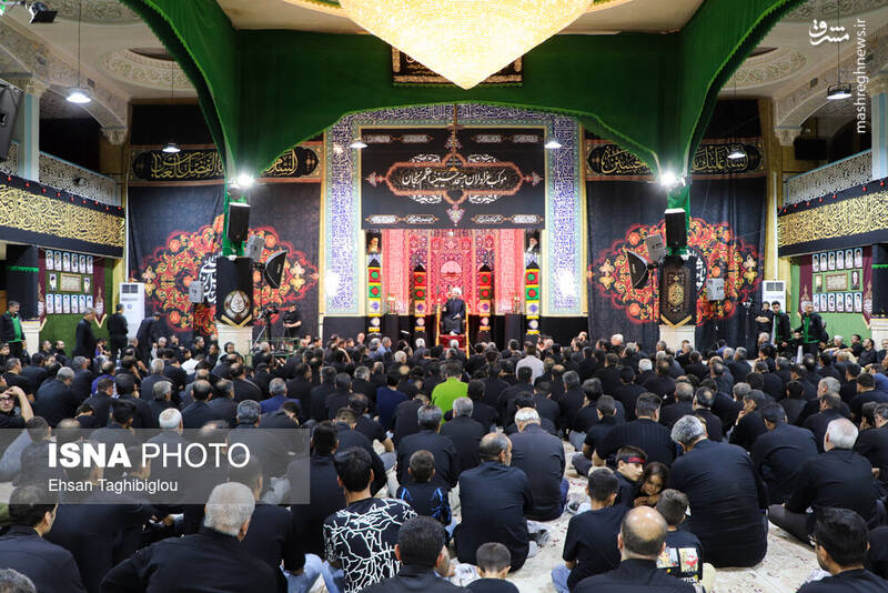 عزاداری ماه محرم در حسینیه اعظم زنجان