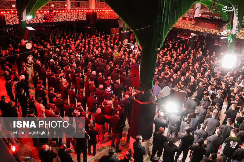 عزاداری ماه محرم در حسینیه اعظم زنجان