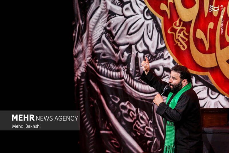 عزاداری هیئت رزمندگان اسلام در قم