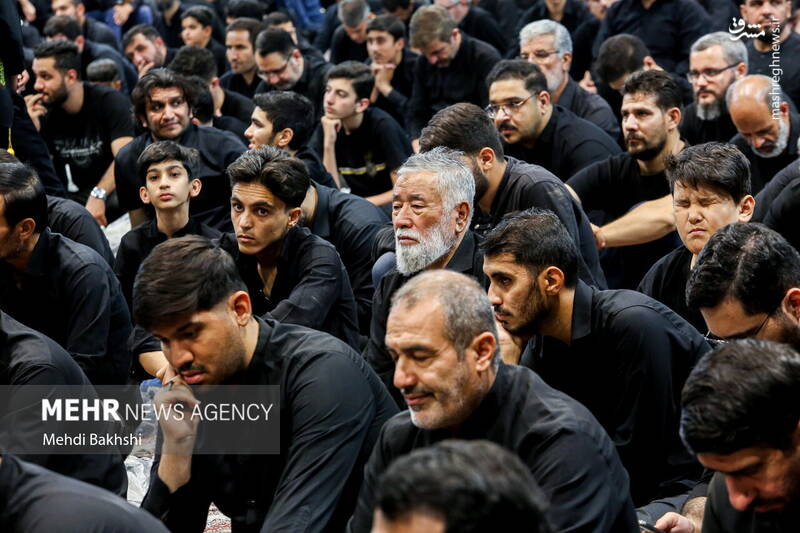 عزاداری هیئت رزمندگان اسلام در قم