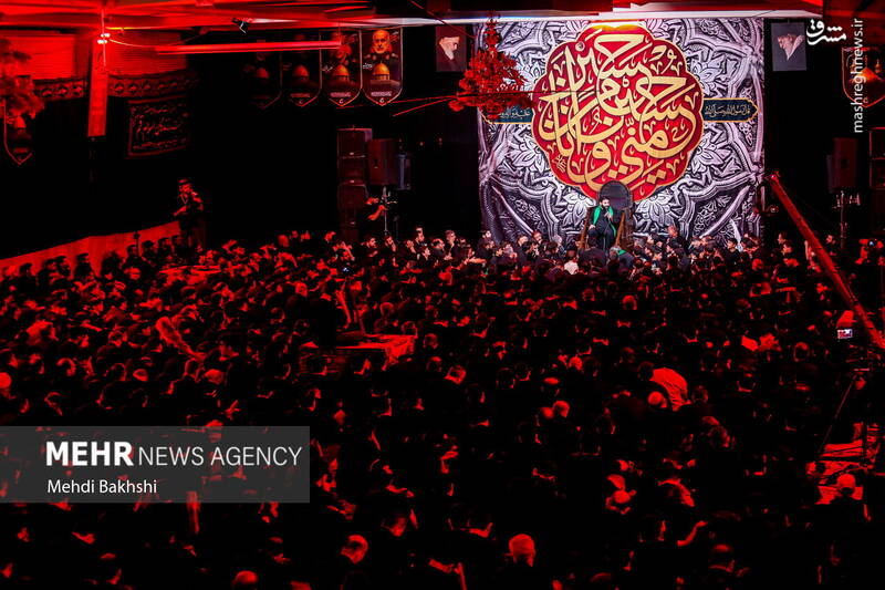 عزاداری هیئت رزمندگان اسلام در قم