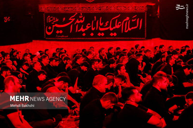 عزاداری هیئت رزمندگان اسلام در قم