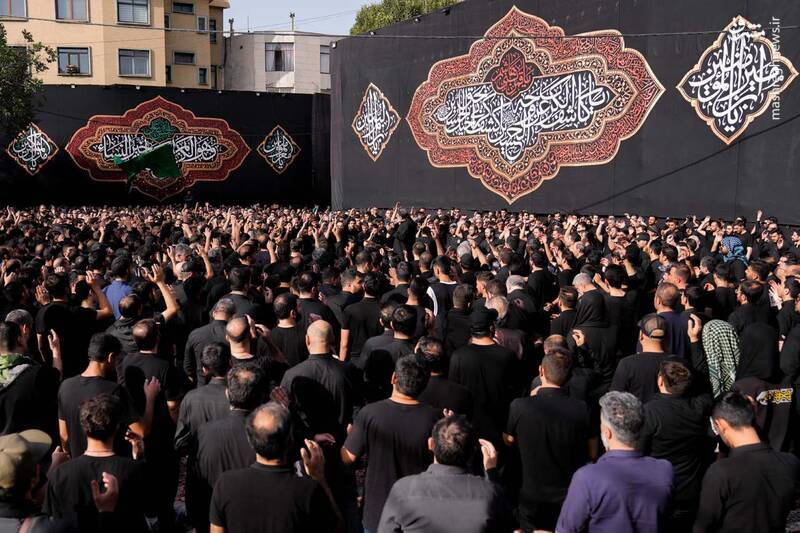 عزاداری دهه اول محرم در هیئت رایه‌العباس(ع) چیذر _ تهران