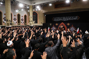 عکس / نخستین شب مراسم عزاداری حسینیه امام خمینی (ره) در محرم