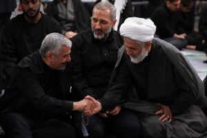 عکس / گپ و گفت حسین طائب و عزیز جعفری در بیت رهبری