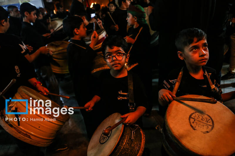 عکس/ مشعل گردانی نجفی های مقیم قم