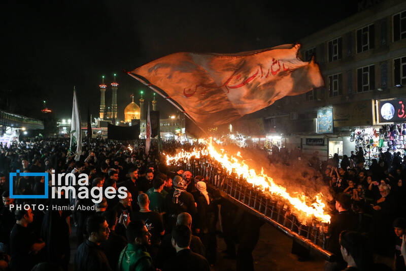 عکس/ مشعل گردانی نجفی های مقیم قم