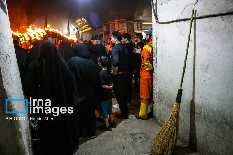 عکس/ مشعل گردانی نجفی های مقیم قم