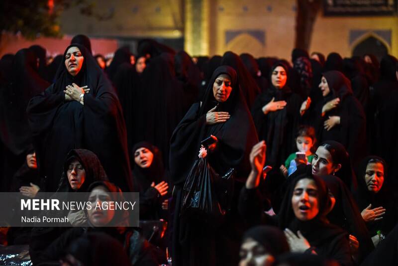 عکس/ عزاداری دهه اول محرم در امامزاده طاهر(ع) کرج