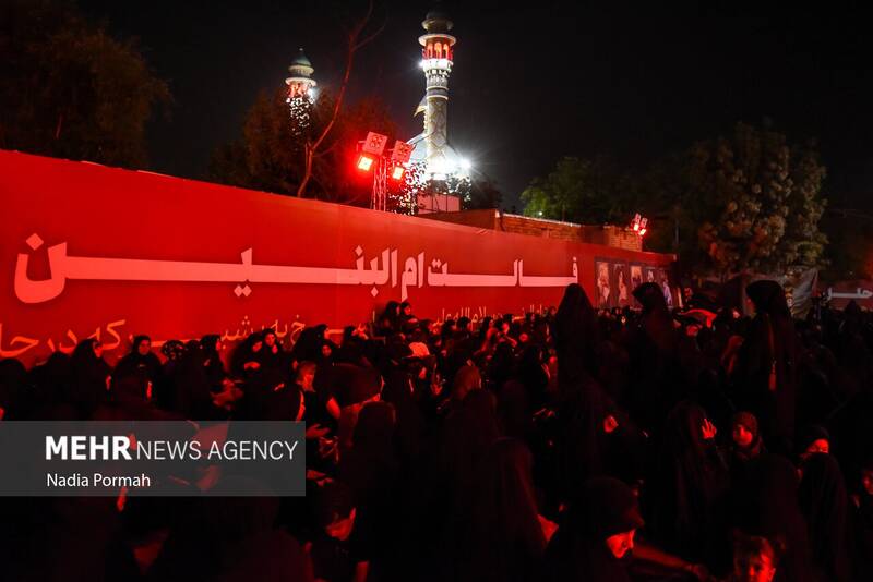 عکس/ عزاداری دهه اول محرم در امامزاده طاهر(ع) کرج