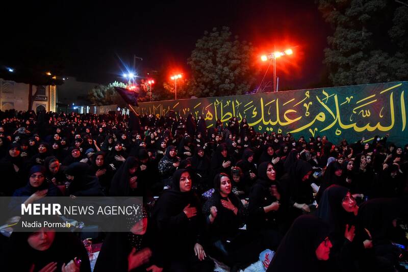 عکس/ عزاداری دهه اول محرم در امامزاده طاهر(ع) کرج