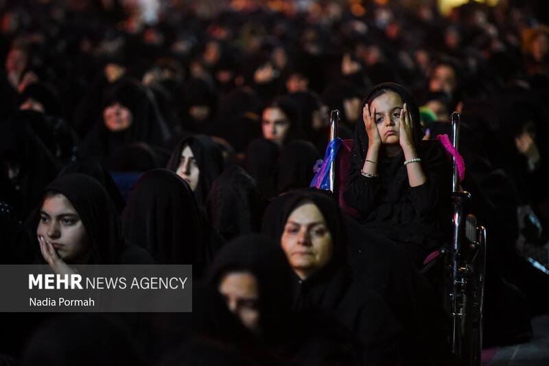 عکس/ عزاداری دهه اول محرم در امامزاده طاهر(ع) کرج