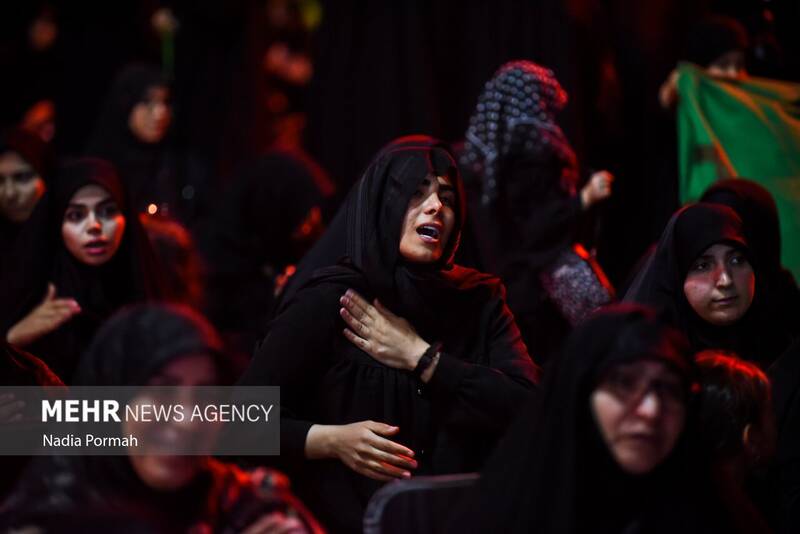 عکس/ عزاداری دهه اول محرم در امامزاده طاهر(ع) کرج