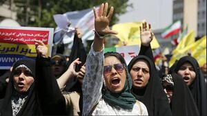 فیلم/ دسته بزرگ عزاداری در حمایت از ولی امر مسلمین