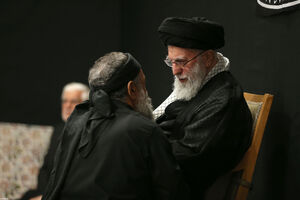 فیلم/ نوای «ای ایران خدایی» حاج محمود کریمی در حضور رهبر انقلاب