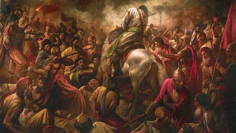 وَ،بن،امام،حسين،حضرت،نمود،السّلام،بدن،شهادت،في،سر،سپاه،مِنْ،الله ...