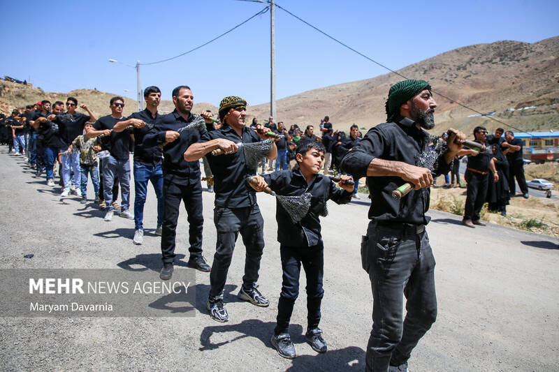 تاسوعای حسینی در روستای درصوفیان بجنورد