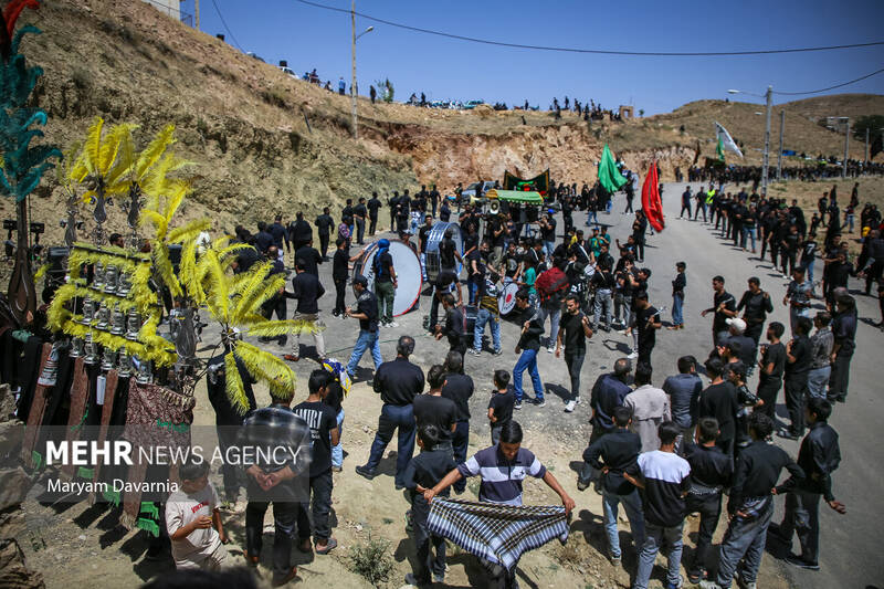 تاسوعای حسینی در روستای درصوفیان بجنورد