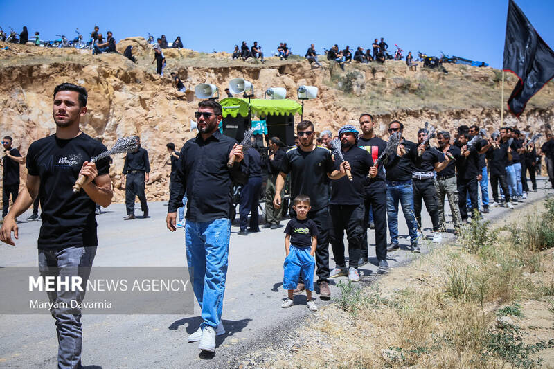 تاسوعای حسینی در روستای درصوفیان بجنورد