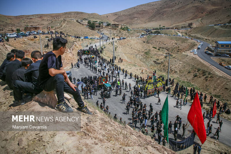 تاسوعای حسینی در روستای درصوفیان بجنورد