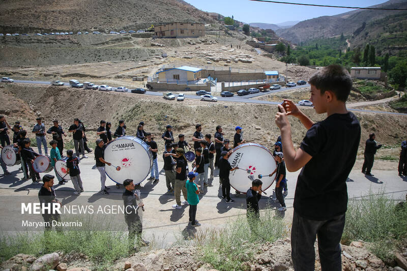 تاسوعای حسینی در روستای درصوفیان بجنورد