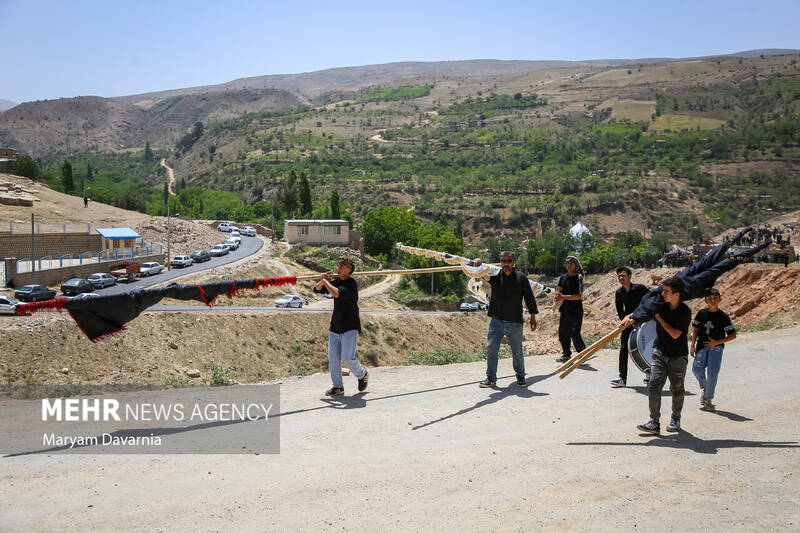 تاسوعای حسینی در روستای درصوفیان بجنورد