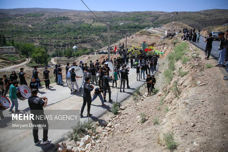 تاسوعای حسینی در روستای درصوفیان بجنورد