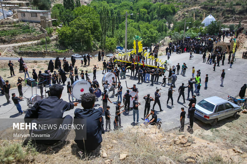 تاسوعای حسینی در روستای درصوفیان بجنورد