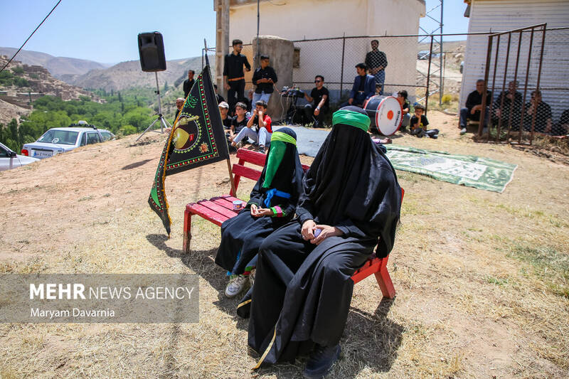 تاسوعای حسینی در روستای درصوفیان بجنورد