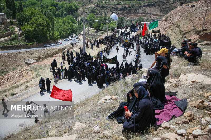 تاسوعای حسینی در روستای درصوفیان بجنورد