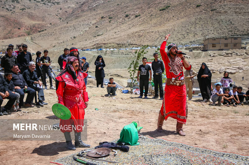 تاسوعای حسینی در روستای درصوفیان بجنورد